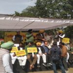 ਬਾਜਵਾ ਖ਼ਿਲਾਫ਼ ਮੋਰਚਾ: ਹਰਭਜਨ ਸਿੰਘ ਈਟੀਓ ਬਾਰੇ ਬਿਆਨ ’ਤੇ ‘ਆਪ’ ਆਗੂਆਂ ਵੱਲੋਂ MLA ਹੋਸਟਲ ਦਾ ਘੇਰਾਓ