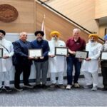 ਅਮਰੀਕਾ ‘ਚ SGPC ਵਫ਼ਦ ਦਾ ਵੱਡਾ ਸਨਮਾਨ, ਕੈਲੇਫੋਰਨੀਆ ਦੇ ‘ਸਟਰ ਜ਼ਿਲ੍ਹੇ’ ਦੇ ਬੋਰਡ ਵੱਲੋਂ ਐਡਵੋਕੇਟ ਧਾਮੀ ਨੂੰ ਸਨਮਾਨ ਪੱਤਰ ਭੇਟ